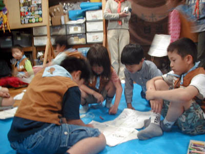 スカウトハウスで工作 [1/3] p5160101