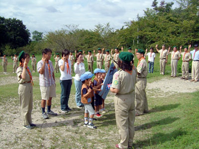 入隊・上進式、カントリー大作戦 [1/4] dscf2205