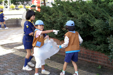 赤い羽根募金活動 [4/4] pict2457