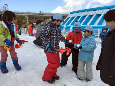 雪遊び(モリコロパーク) [2/7] 20180204_02
