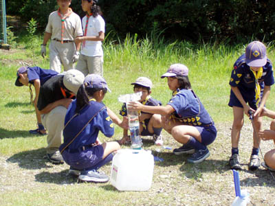 午前:組集会、午後:隊集会 [2/4] p7182215