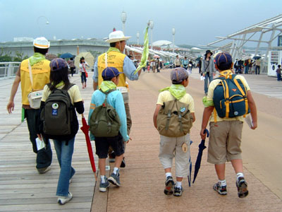 万博会場へ自転車で行く [2/2] dscf0018