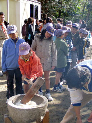 隊集会 ～ 左義長 [4/5] p1090086