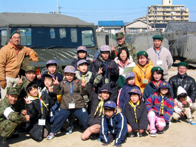 ロープ結び実績見学(守山自衛隊見学) [4/4] img_3774