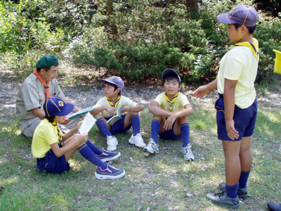 組集会 ～ 基本動作・ゲーム・デン決定 [4/4] p9180014