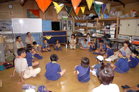 隊集会(お別れ会) [2/5] pict6469