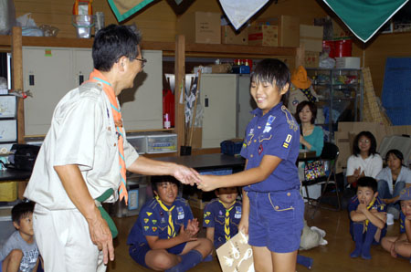 隊集会(お別れ会) [3/5] pict6474