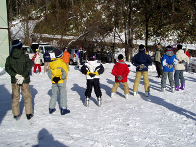 隊集会(スキー訓育) [1/5] p1260002