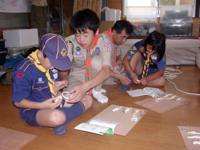 組集会(ロープ結び) [3/3] pa146626