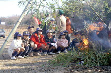 団行事(左義長・餅つき) [1/5] pict7639