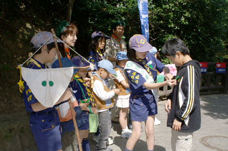 組集会(岩崎城春まつり・緑の募金活動) [4/6] pict8263