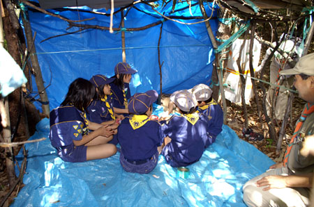 隊集会(基地作り) [4/4] pict8406