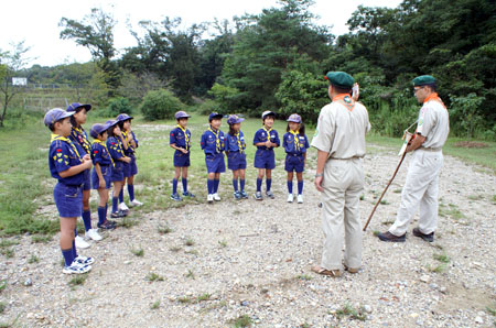 組集会(基本動作・ロープ結び) [1/2] pict9835