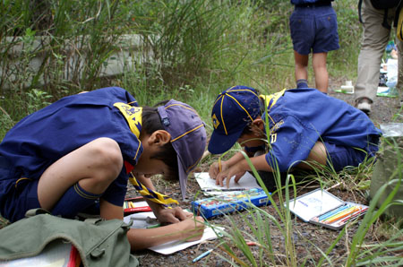隊集会(自然観察ハイク) [4/4] pict9873