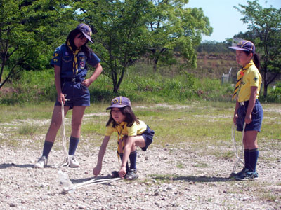 組集会(ロープワーク) [1/4] sany0041