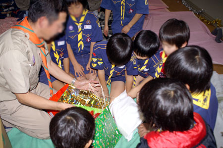 隊集会(クリスマス会) [6/7] pict4179
