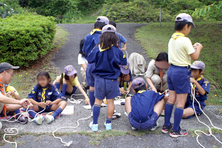 組集会(ロープ結び) [2/2] pict6393