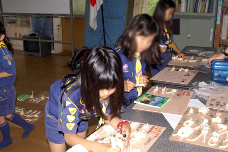 隊集会(ロープボード制作) [2/2] pict6423