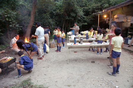 隊集会(お別れ会) [2/5] pict6900