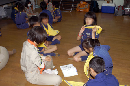 隊集会(救急法) [2/3] pict8868