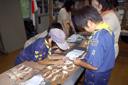 隊集会(ロープボード製作) [4/4] pict9130