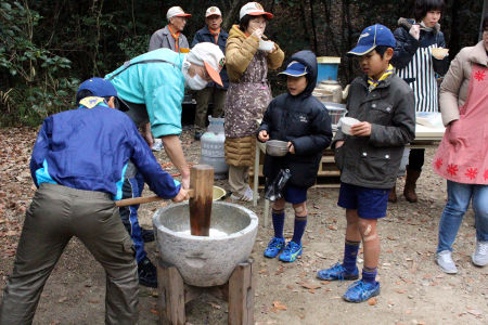 左義長・餅つき・仮入+隊式 [3/4] img_8394