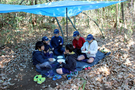 基地作り・プチ野外料理 [4/4] img_8551