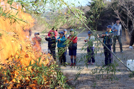 団行事(左義長・餅つき) [3/7] img_9886