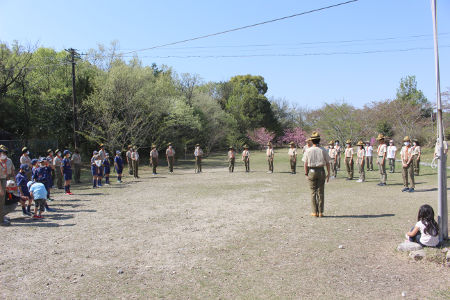 入隊・上進式、指導者任命式 [1/2] img_4024