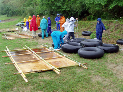 隊集会 ～ いかだ下り [1/6] p5130013