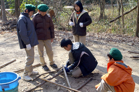 班集会(トラ班・ウグイス班) [1/2] pict7849