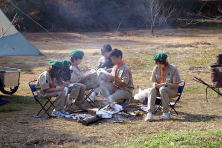 隊集会(野営) [3/3] pict7430