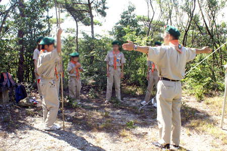 隊集会(基本動作・班決め) [1/1] pict1980