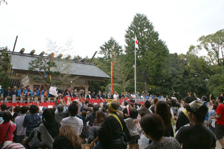 班集会(地図記号ハイク・郷土芸能見学) [4/4] pict2056