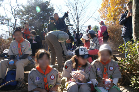 隊集会(登山) [3/4] pict2222