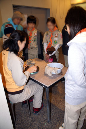 隊集会(伝統工芸) [1/4] pict2514