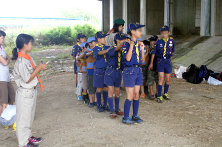 班集会(水生生物調査) [2/3] pict3791