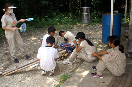 隊集会(夏季野営準備) [1/2] pict4278