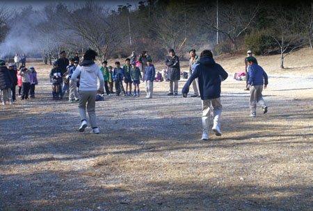 団行事(左義長・餅つき) [2/2] pict5459
