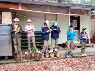 班集会(キャンプファイヤ) [3/3] img_20180211_090922