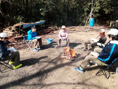 班集会(キャンプファイヤ) [2/3] img_20180211_105605