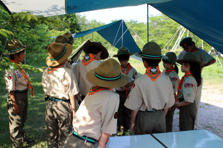 隊集会(一泊野営) [4/4] img_8824