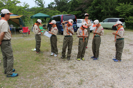 隊集会(一泊野営) [4/5] img_9068