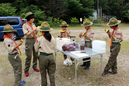 隊集会(一泊野営) [5/5] img_9071