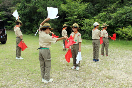 隊集会(地図とコンパス) [4/5] img_9117