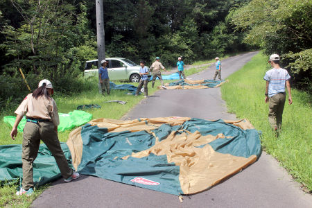 隊集会(夏季野営後片づけ) [2/3] img_9325