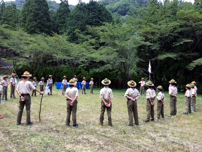 隊集会(4隊合同夏季野営) [1/8] img_1834