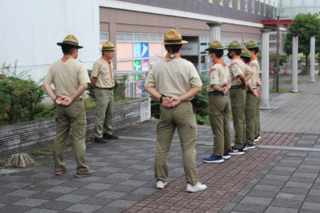 団行事(スカウトの日奉仕)・班会議 [1/4] img_4138